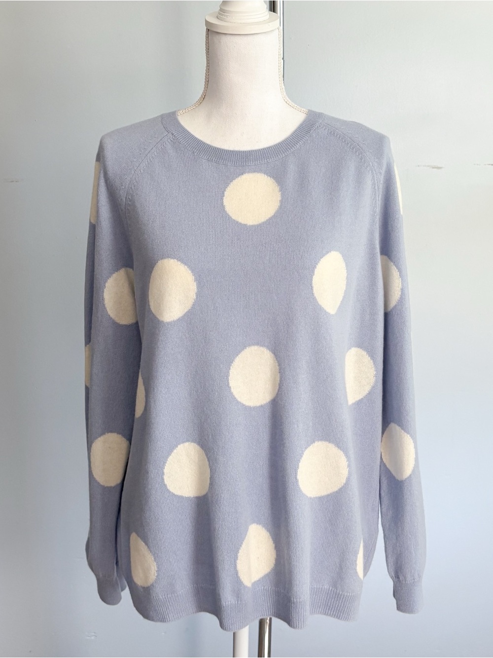 Chinti & Parker Polka Dot Wool Sweater Small